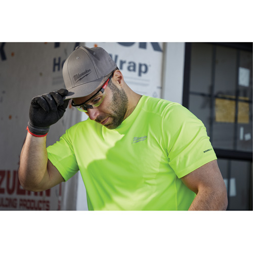 Flexfit&reg; Fitted Hat - Small/Medium, Grey, Poly-Cotton Mukwa Safety Services