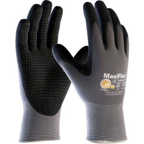 Gants compatibles avec les &eacute;crans tactiles ATG MaxiFlex Endurance, T-petit, R&ecirc;vetement Nitrile, Calibre 15, Enveloppe en Nylon/Lycra Mukwa Safety Services