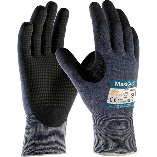 Gants ATG MaxiCut Ultra DT, Grand, Calibre 15, Rev&ecirc;tement Nitrile, ASTM ANSI niveau A3/EN 388 niveau 5/EN 388 niveau C Mukwa Safety Services