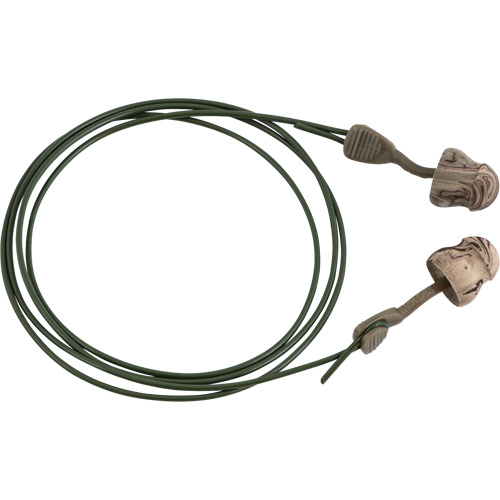 Glide&reg; Camo Foam No-Roll Twist-In Earplugs, Bulk - Box, Corded Mukwa Safety Services
