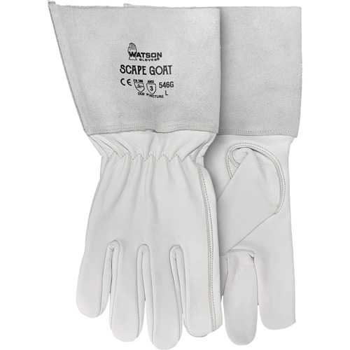 546G Scape Goat Gloves, Small, Grain Goatskin Palm Mukwa Safety Services