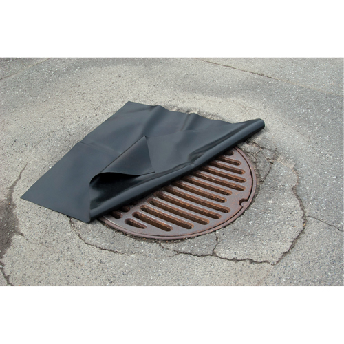Couvercles de drains en n&eacute;oprene, Carr&eacute;e, 36" lo x 36" la Mukwa Safety Services