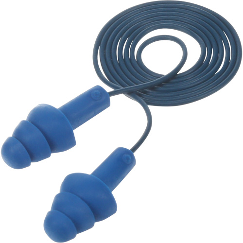 Bouchons d'oreilles pr&eacute;moul&eacute;s E-A-R Ultrafit , Avec cordon, Taille unique, Vrac - Sac en poly, NRR dB NRR 25 dB Mukwa Safety Services