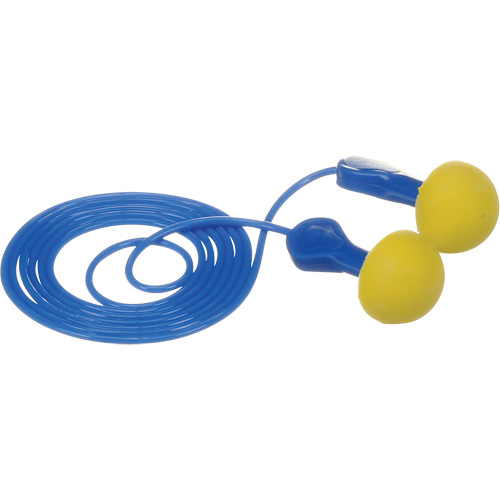 Bouchons d'oreilles rapides de style capsule E-A-R, Avec cordon, Vrac - Sachet coussin, 25 dB NRR, Taille unique Mukwa Safety Services
