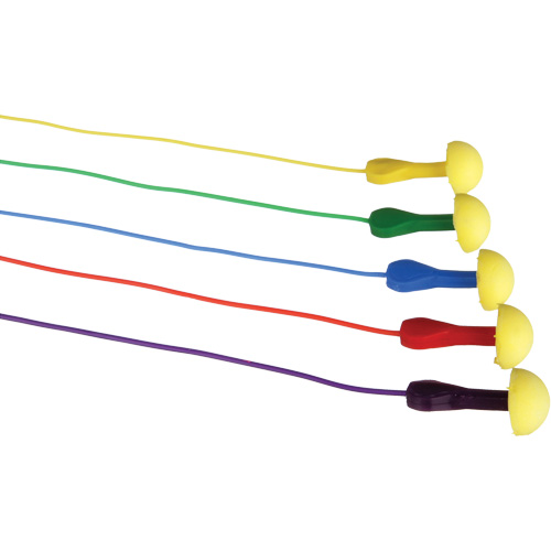 Bouchons d'oreilles rapides de style capsule E-A-R, Avec cordon, Vrac - Sachet coussin, 25 dB NRR, Taille unique Mukwa Safety Services