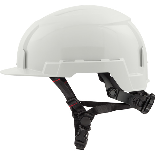 Casque &agrave; bordure avant avec support &agrave; lampe de poche Bolt, Suspension Rochet Mukwa Safety Services