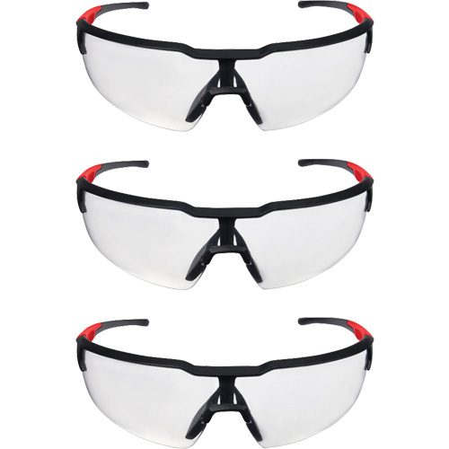 Safety Glasses, Clear Lens, Anti-Scratch, ANSI Z87+/Meets/Exceeds CSA Z94.3 Mukwa Safety Services