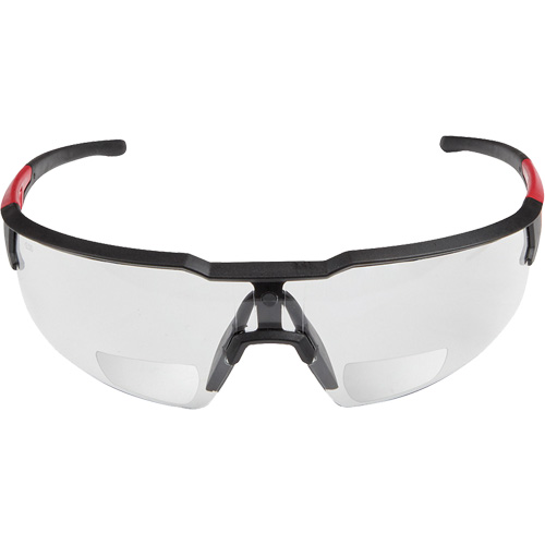 Lunettes de s&eacute;curit&eacute; avec grossissement, Anti-&eacute;gratignures, Transparent, Dioptrie 1,0 Mukwa Safety Services