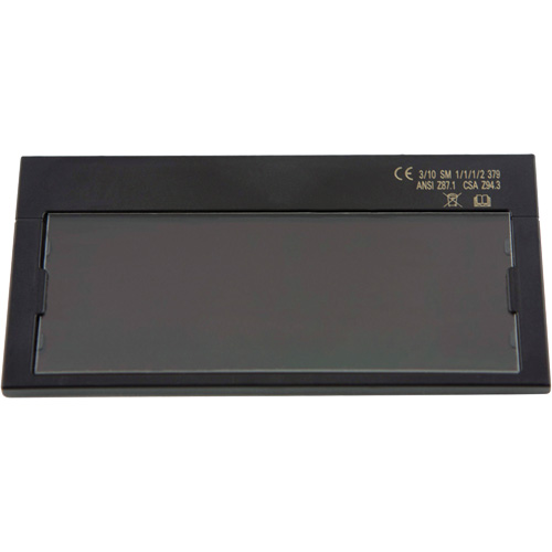 Filtre autoassombrissant de rechange Solera II, 4-1/4" la x 2" ha Champ de vision, Pour utilisation avec HSL-1, HSL-2 et Huntsman Mukwa Safety Services