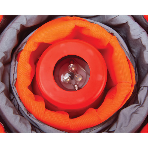 Collapsible Traffic Cone, 18" H, Orange Mukwa Safety Services
