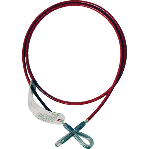 6' Anchorage Connector Cable, Sling, Temporary Use Mukwa Safety Services