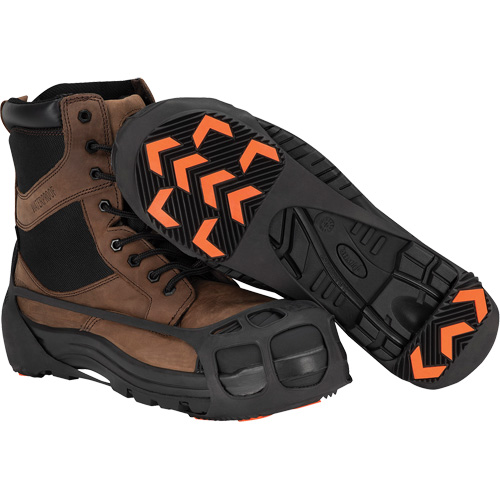 Aide &agrave; la traction sans crampons GripPro, Caoutchouc, Traction Rainur&eacute;, Moyen/Petit Mukwa Safety Services