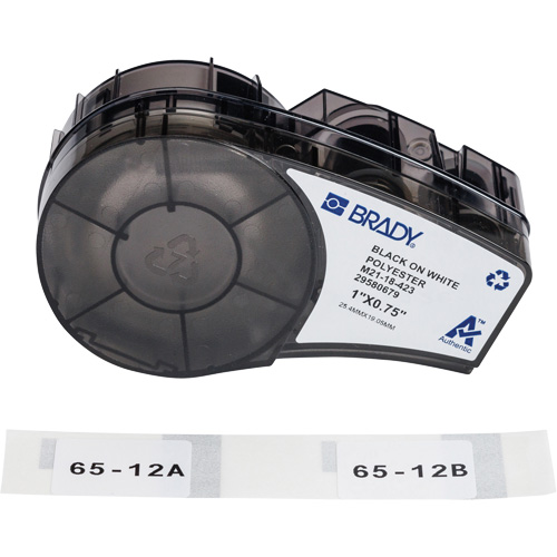 Harsh Environment Multi-Purpose Labels with Ribbon, Black Mukwa Safety Services