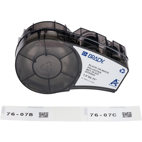 Harsh Environment Multi-Purpose Labels with Ribbon, Black Mukwa Safety Services