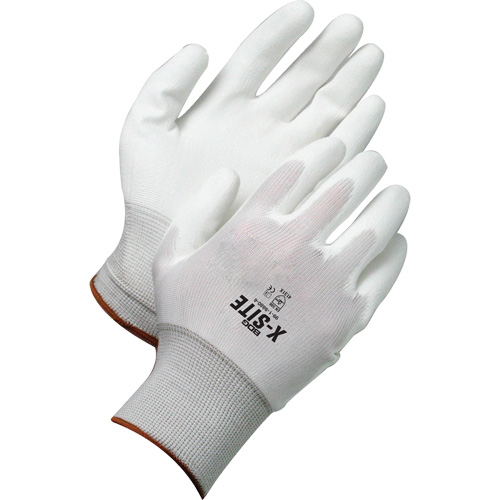 X-Site Coated Gloves, 6/X-Small, Polyurethane Coating, Nylon Shell Mukwa Safety Services