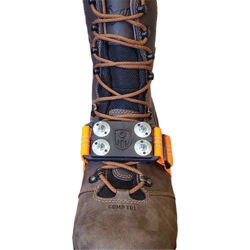 Crampon &agrave; glace anti&eacute;tincelles Midcleat, Acier au carbone, Traction Crampon, Taille unique Mukwa Safety Services