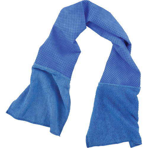 Serviette refroidissante et nettoyante d'usage multiple Chill-Its 6604, Bleu Mukwa Safety Services