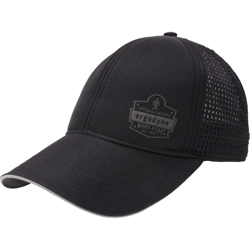 Chill-Its 8937 Performance Cooling Baseball Hat, Black Mukwa Safety Services