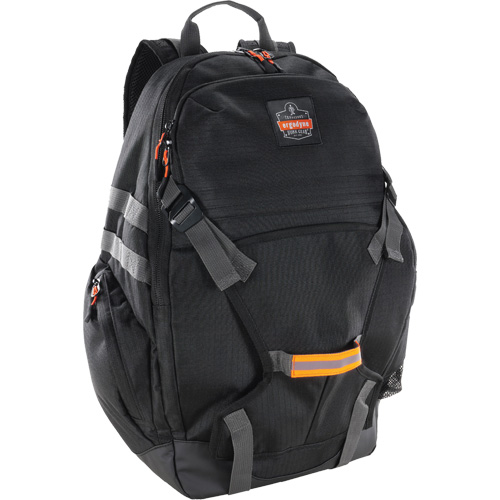Sac &agrave; dos de travail pour le chantier Arsenal 5188 avec rangement pour casque de s&eacute;curit&eacute;, 15" lo x 7" la, Noir, Nylon/Polyester Mukwa Safety Services