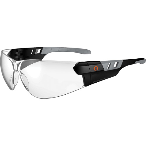 Lunettes de s&eacute;curit&eacute; sans monture Skullerz SAGA, Lentille Transparent, Antibu&eacute;e/Anti-&eacute;gratignures, ANSI Z87+/R&eacute;pond ou surpasse la norme CSA Z94.3 Mukwa Safety Services