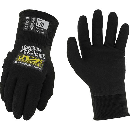 Gants thermiques Speedknit Thermal, Taille 7, Calibre 15, Rev&ecirc;tement Nitrile, Enveloppe en Nylon, ASTM ANSI niveau A2 Mukwa Safety Services