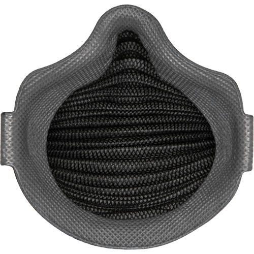 AirWave M Series Black Disposable Masks with SmartStrap&reg; & Full Foam Flange, N95, NIOSH Certified, Medium/Large Mukwa Safety Services