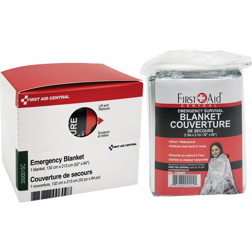 SmartCompliance&reg; Refill Emergency Blanket, Mylar Mukwa Safety Services