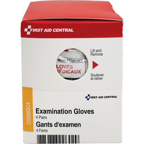 Recharge de gants d'examen SmartCompliance, Vinyle, Sans poudre, Transparent, Classe 2 Mukwa Safety Services