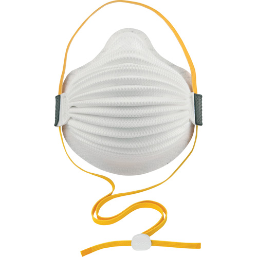 Respirateur AirWave jetable avec SmartStrap et garniture d'&eacute;tanch&eacute;it&eacute; int&eacute;grale en mousse, P95, Certifi&eacute; NIOSH, Moyen/grand Mukwa Safety Services