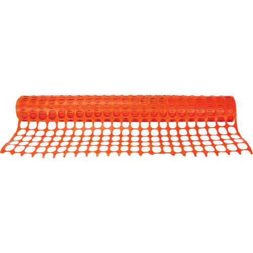 Heavy-Duty Safety Fence, 100' L x 4' W, Orange Mukwa Safety Services