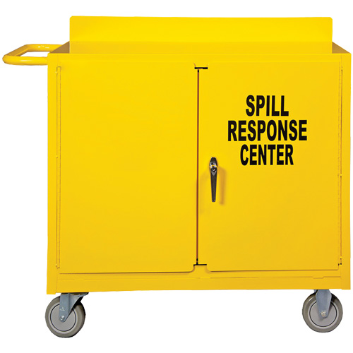 Chariot central de contr&ocirc;le des d&eacute;versements, 18" lo x 38,375" la x 36" h Mukwa Safety Services