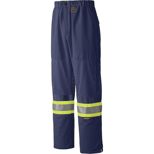 6003P Traffic Safety Pants, Polyester, X-Small, Navy Blue Mukwa Safety Services
