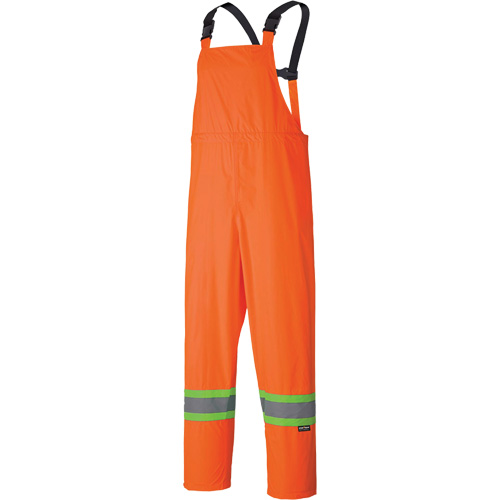 5598 Lightweight Waterproof Rain Suit, Polyester/PVC, Small, High Visibility Orange Mukwa Safety Services