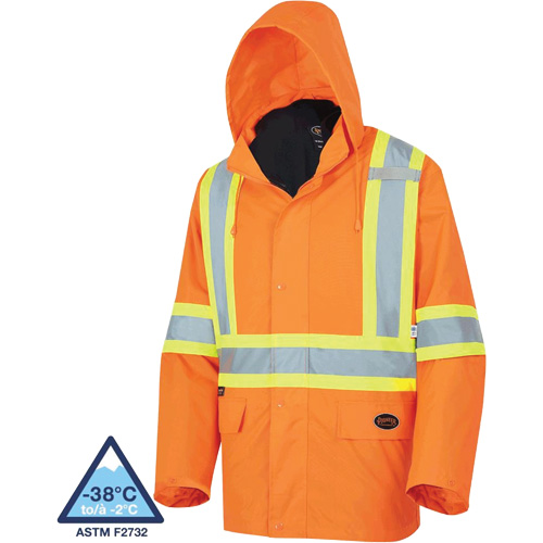 5632 The Rock 3-in-1 Parka, High Visibility Orange, X-Small Mukwa Safety Services