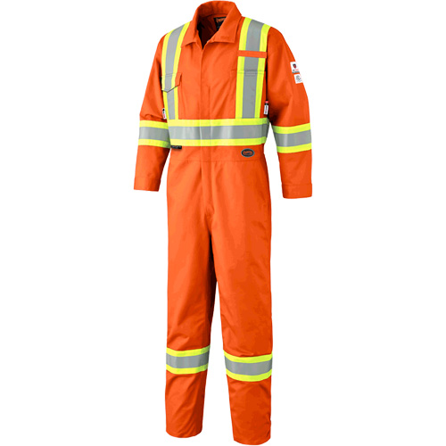 7702T Combinaison FR-Tech contre les arcs, Taille 40 (grand taille), Orange haute visibilit&eacute;, 10 cal/cm² Mukwa Safety Services