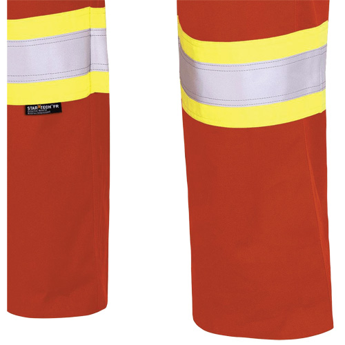 7765 Pantalon cargo de s&eacute;curit&eacute; haute visibilit&eacute; r&eacute;sistant aux arcs &eacute;lectriques FR-Tech 88/12, 30, x 32, Orange haute visibilit&eacute;, 10 cal/cm² Mukwa Safety Services