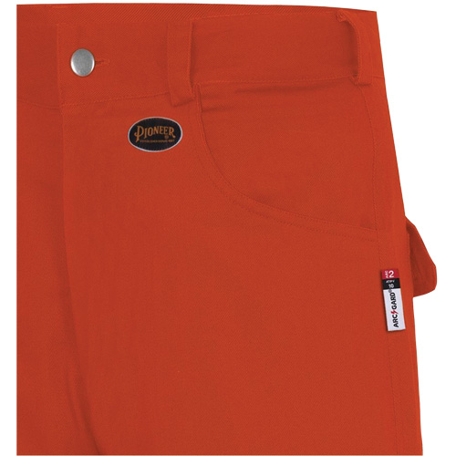 7765 Pantalon cargo de s&eacute;curit&eacute; haute visibilit&eacute; r&eacute;sistant aux arcs &eacute;lectriques FR-Tech 88/12, 30, x 32, Orange haute visibilit&eacute;, 10 cal/cm² Mukwa Safety Services