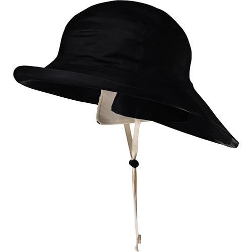 D5050 Chapeau Sou'wester traditionnel noir Dry King, Petit, Noir, Caoutchouc Mukwa Safety Services