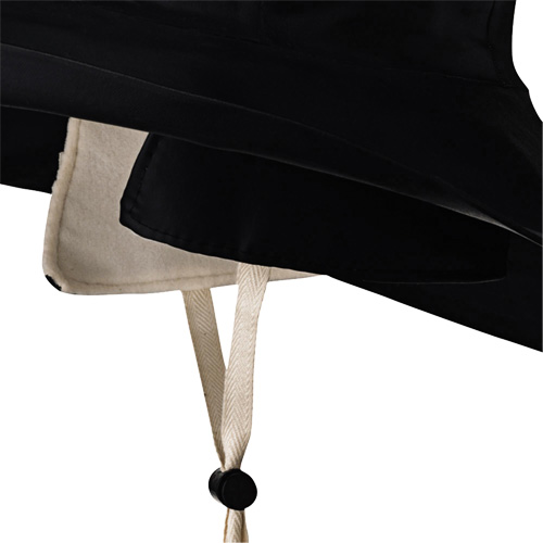 D5050 Chapeau Sou'wester traditionnel noir Dry King, Petit, Noir, Caoutchouc Mukwa Safety Services
