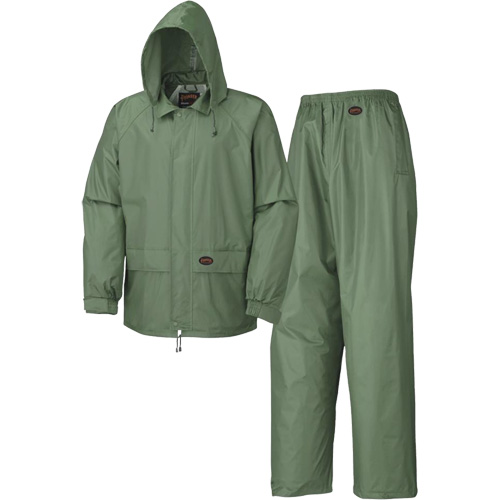 583 V&ecirc;tements imperm&eacute;ables, Polyester/PVC, Petit, Vert Mukwa Safety Services