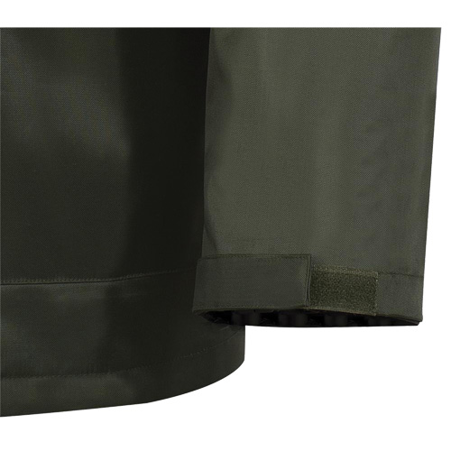 D8120J Manteau &agrave; capuchon ind&eacute;chirable Nailhead pour planteur d'arbres, Polyester/PVC, T-petit, Vert Mukwa Safety Services