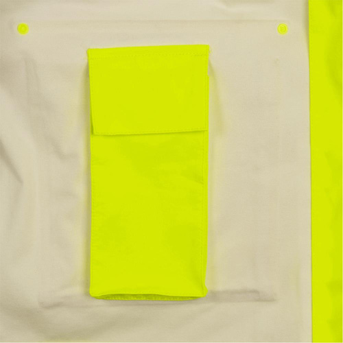 5881 FR/Arc-Rated Waterproof Rain Jacket, X-Small, High Visibility Yellow, 10 cal/cm² Mukwa Safety Services
