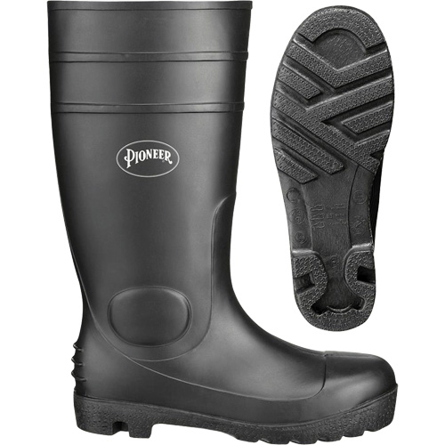 1011 Safety Boots, PVC, Size 10, Puncture Resistant Sole Mukwa Safety Services