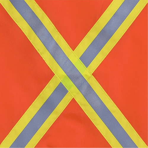 353 Flag with Reflective Tape, Polyester Mukwa Safety Services