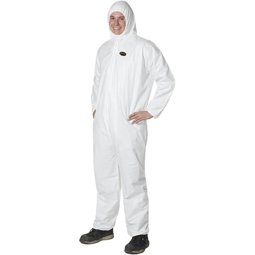2055 Combinaison jetable, Petit, Blanc, Micropore Mukwa Safety Services