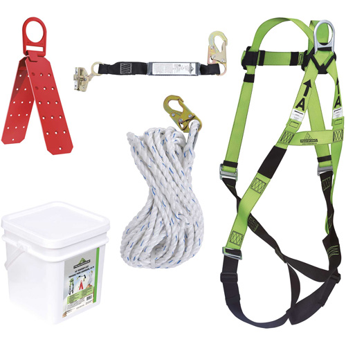 RK2-50 Contractor's Fall Protection Kit, Roofer's Kit Mukwa Safety Services