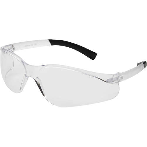 X300 Safety Glasses, Clear Lens, Anti-Scratch, ANSI Z87+/Meets/Exceeds CSA Z94.3 Mukwa Safety Services