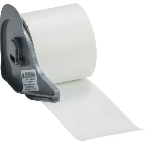 Repositionable Multi-Purpose Label Tape, Vinyl, White, 2" Width Mukwa Safety Services