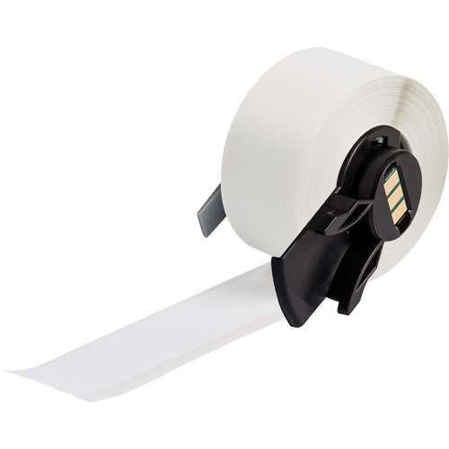 Multi-Purpose Label Tape, Vinyl, White, 1" Width Mukwa Safety Services