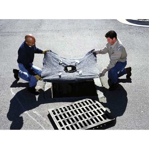 Bac de r&eacute;tention Recycled Ultra-Drain Guard, Huile & s&eacute;diments, 48" lo x 36" la Mukwa Safety Services